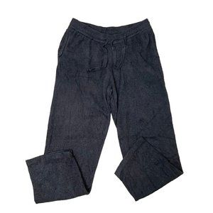 Barefoot Dreams Wide Leg Pull-On CozyChic Ultra Lite Lounge Pants Black Medium